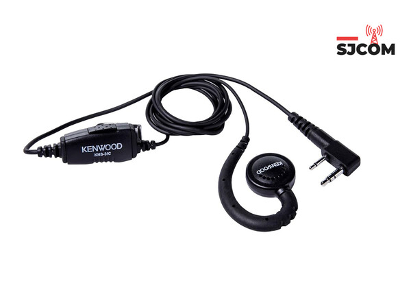 Auricular Walkie Talkie con micrófono con PTT y Clip de micrófono.